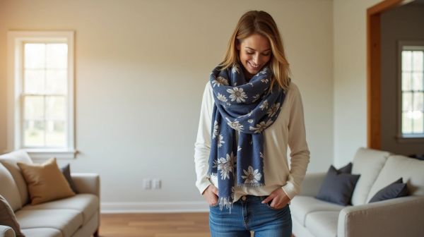 Comment porter une grosse écharpe femme avec style ?